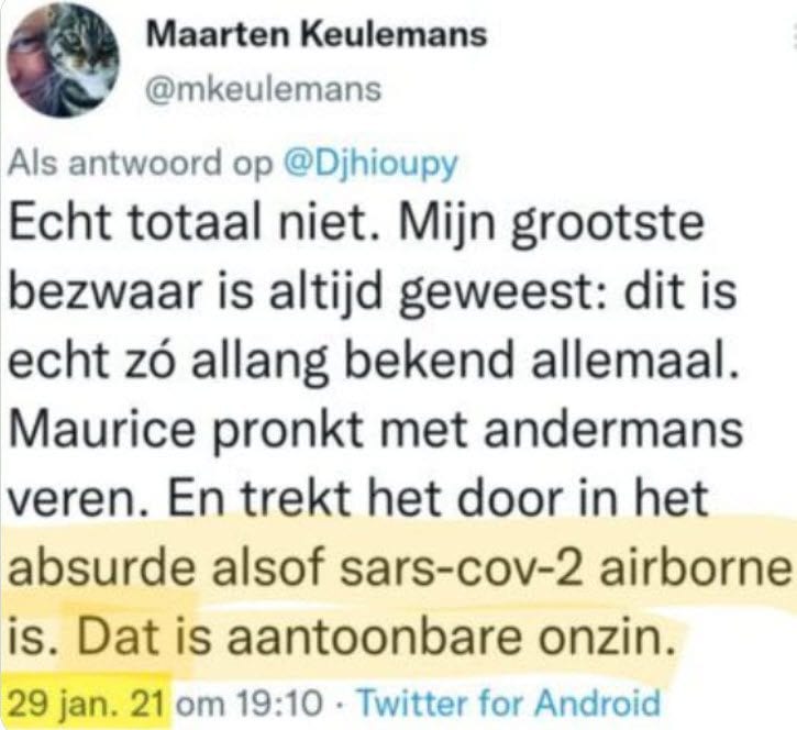 Keulemans en zijn uitvoering van de NRW-regel “Negeren, Ridiculiseren, zeggen dat ze het altijd al Wisten” - 86572 Keulemans en zijn uitvoering van de NRW-regel “Negeren, Ridiculiseren, zeggen dat ze het altijd al Wisten” - 86572
