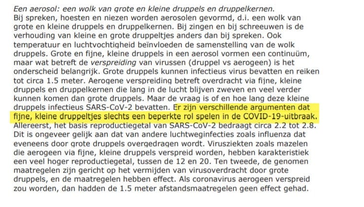 Het grote of kleine belang van aerosols bij verspreiding COVID-19 - 7513 Het grote of kleine belang van aerosols bij verspreiding COVID-19 - 7513